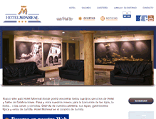 Tablet Screenshot of hotelmonreal.net